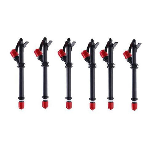 DURAFORCE 6 PCS Fuel Injector AR89564 for John Deere 450C 450D 450G 350 1020 2020 JD300