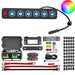 DURAFORCE 6 Gang RGB Switch Panel Toggle Momentary Pulsed SSR Circuit Control Relay Box