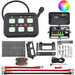 DURAFORCE 6 Gang RGB Switch Panel Toggle Momentary Pulsed SSR Relay Box Touch Control