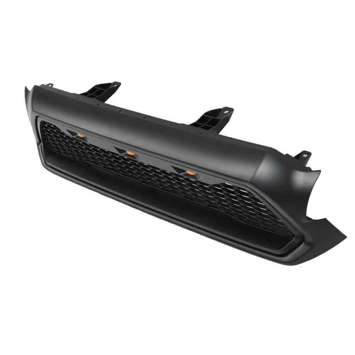 DURAFORCE Front Bumper Grill W/LED lights For Toyota Tacoma 2012-2015 Matte Black Grille