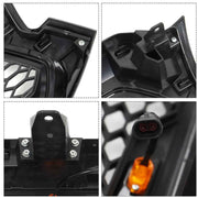 DURAFORCE Front Bumper Grill W/LED lights For Toyota Tacoma 2012-2015 Matte Black Grille
