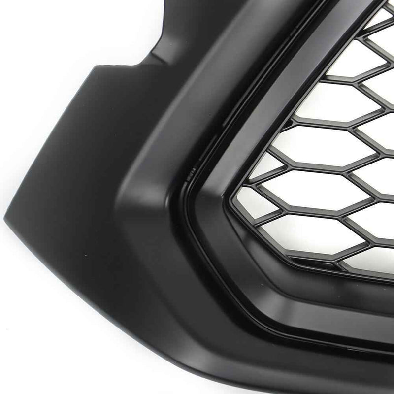 DURAFORCE Front Bumper Grill W/LED lights For Toyota Tacoma 2012-2015 Matte Black Grille