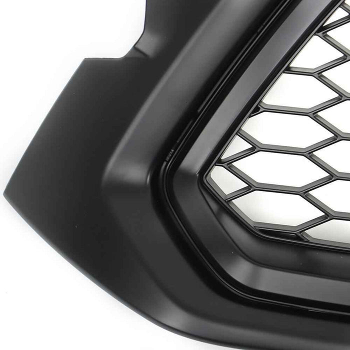 DURAFORCE Front Bumper Grill W/LED lights For Toyota Tacoma 2012-2015 Matte Black Grille