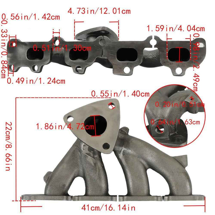 DURAFORCE 674-937 For Chevy Malibu 2008-2014 Buick Verano 2012-2017 2.4L Manifold Header