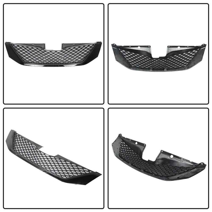 DURAFORCE For 2011-2017 Toyota Sienna Front Upper Grille Grill Assembly Painted Mesh Trim