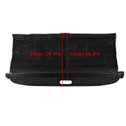 DURAFORCE Black Waterproof Cargo Cover For Smart ForTwo 2007 2009-2014 Anti-Theft Shield