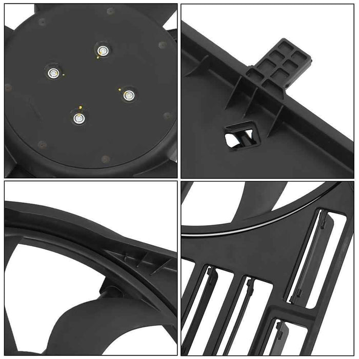 DURAFORCE Radiator Cooling Fan Assembly For VW Golf GTI Audi A3 2015-2021 5Q0121203CL