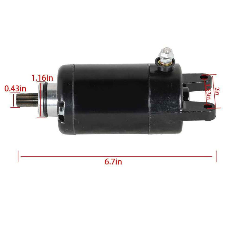 DURAFORCE Starter For Kawasaki Eliminator 250 88-94/ 250HS 1991-1994/ Ninja 250R 1988-2012