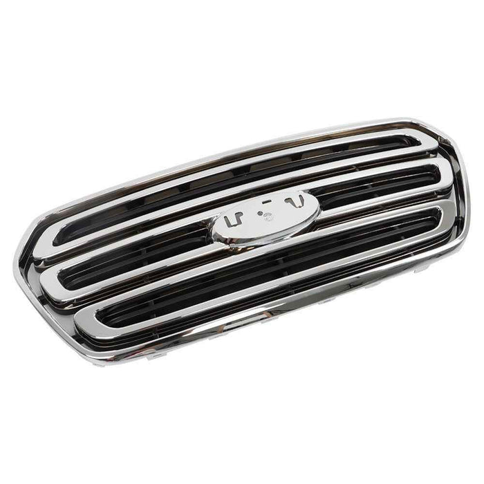 DURAFORCE Black For 2015-2019 Ford Transit Van 150 250 350 Chrome Grill Front Upper Grille