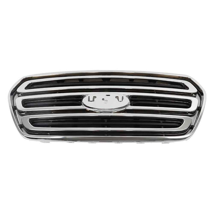 DURAFORCE Black For 2015-2019 Ford Transit Van 150 250 350 Chrome Grill Front Upper Grille