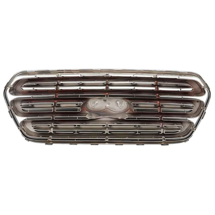 DURAFORCE Black For 2015-2019 Ford Transit Van 150 250 350 Chrome Grill Front Upper Grille