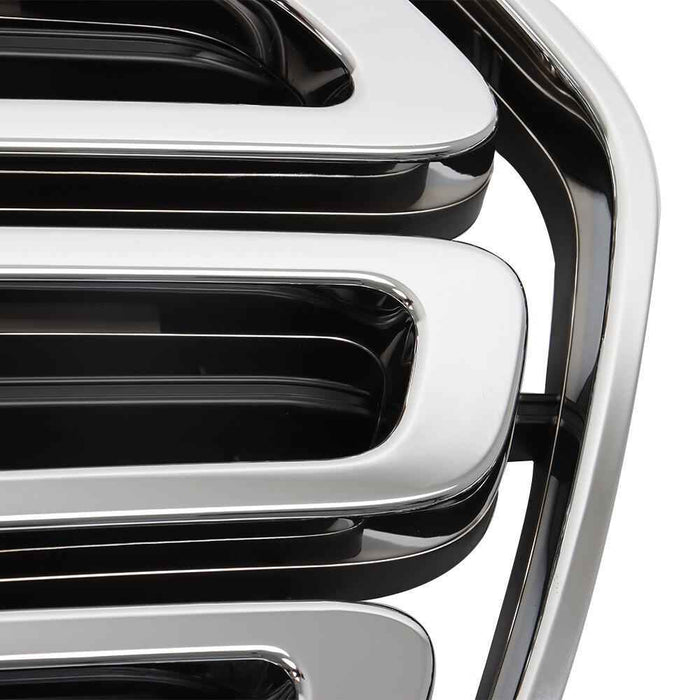 DURAFORCE Black For 2015-2019 Ford Transit Van 150 250 350 Chrome Grill Front Upper Grille