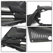 DURAFORCE Front Bumper Upper Grille Replacement For Toyota Sienna 2018-2020 Chrome Trim