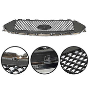 DURAFORCE For 2013-2019 Ford Taurus Chrome+Black Mesh Style Front Upper Bumper Grille