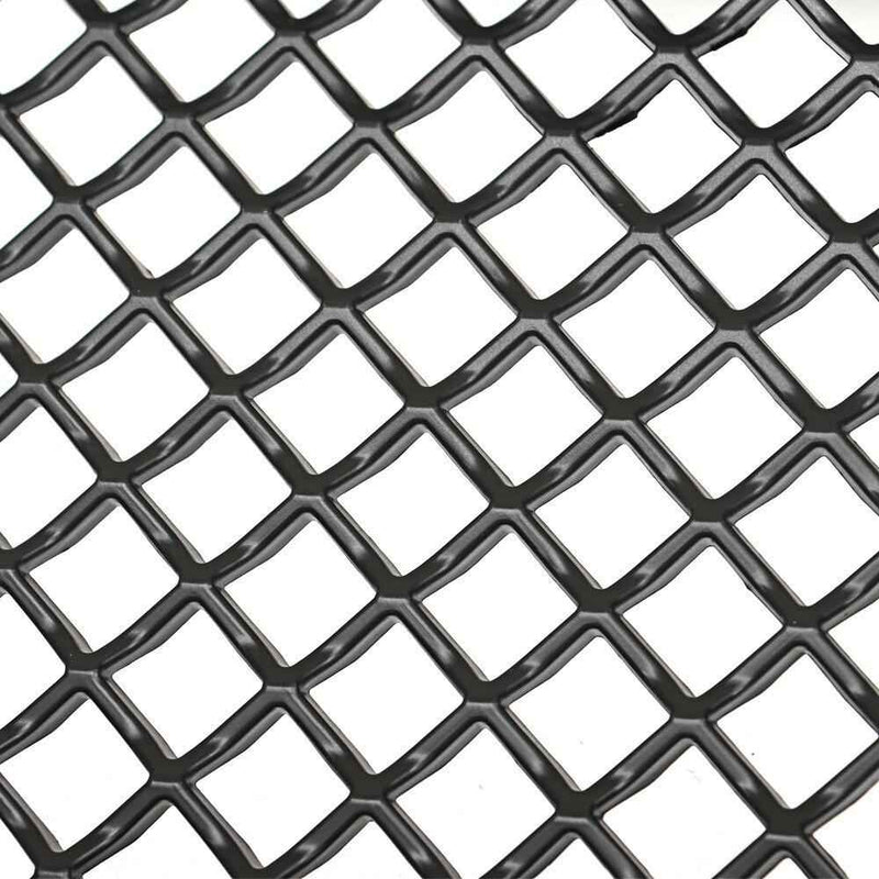 DURAFORCE For 2013-2019 Ford Taurus Chrome+Black Mesh Style Front Upper Bumper Grille