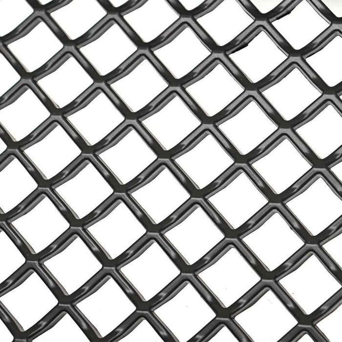 DURAFORCE For 2013-2019 Ford Taurus Chrome+Black Mesh Style Front Upper Bumper Grille