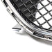 DURAFORCE For 2013-2019 Ford Taurus Chrome+Black Mesh Style Front Upper Bumper Grille
