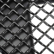 DURAFORCE For 2013-2019 Ford Taurus Chrome+Black Mesh Style Front Upper Bumper Grille