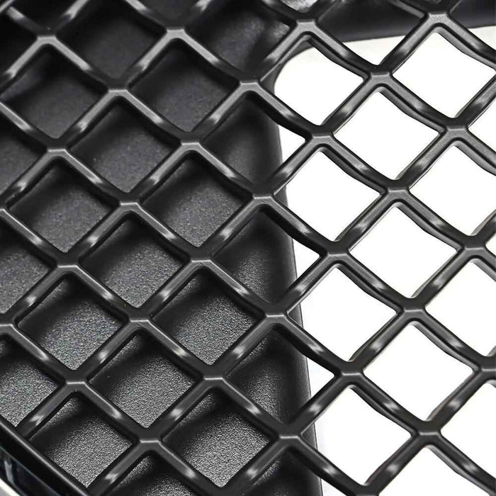 DURAFORCE For 2013-2019 Ford Taurus Chrome+Black Mesh Style Front Upper Bumper Grille