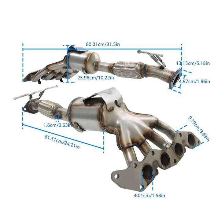 DURAFORCE For 2012-2018 Ford Focus 2.0L l4 Exhaust Manifold Catalytic Converter Direct Fit