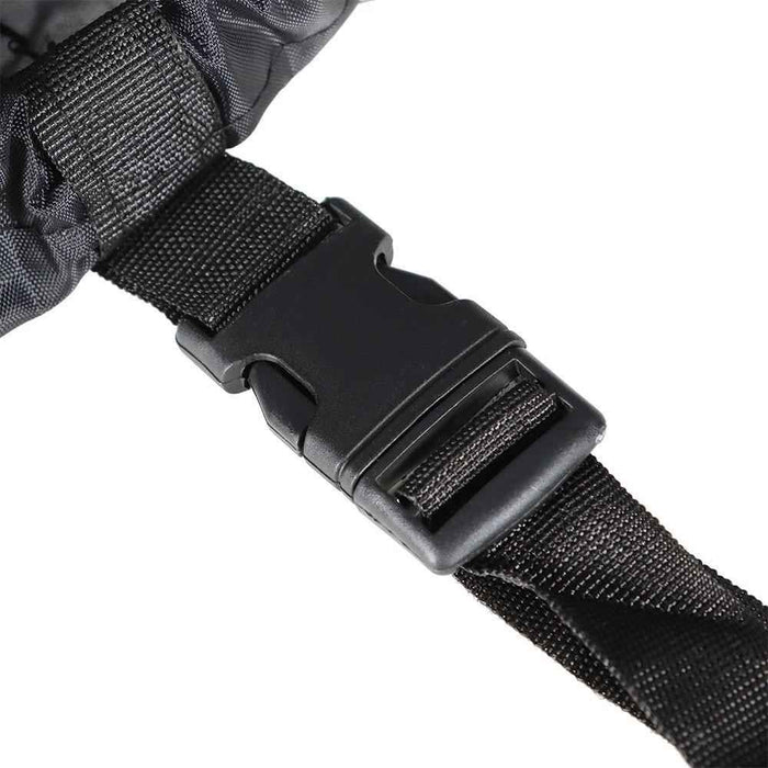 DURAFORCE WaterProof Heavy Duty Black Boat Cover 12FT 56inch For Jon Boat Trailerable