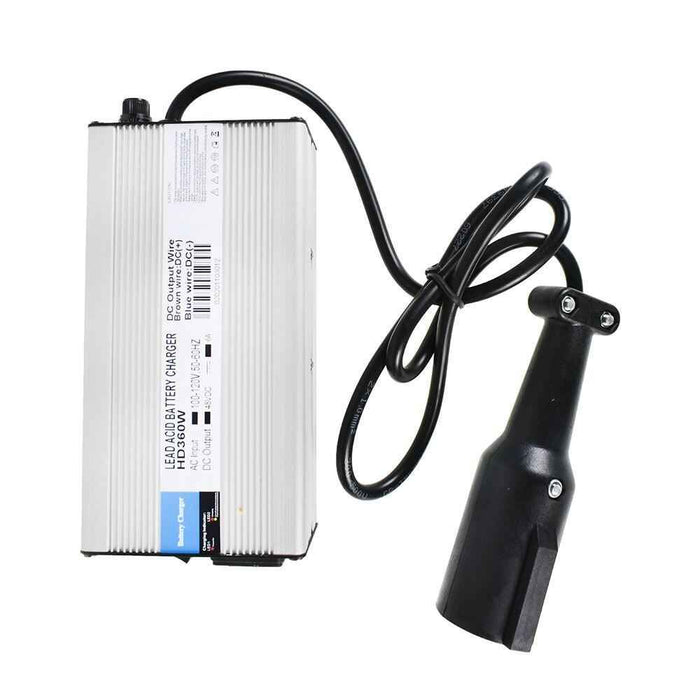 DURAFORCE 48V/6A Snap Head 3Pin Golf Cart Plug Battery Charger Club Car For E-zgo Scooters