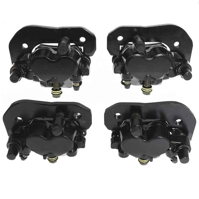 DURAFORCE Front + Rear Brake Calipers W/Pads Fit for Can-Am Renegade 4x4 2012-2019
