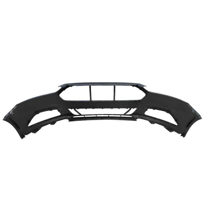 DURAFORCE Primed Front Bumper Cover W/O Radar Holes Plastic For 2013-2016 Ford Fusion S SE