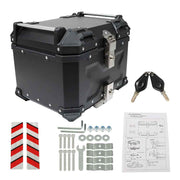 DURAFORCE Waterproof Motorcycle 45L Luggage Tail Box Scooter Trunk Storage Top Case New