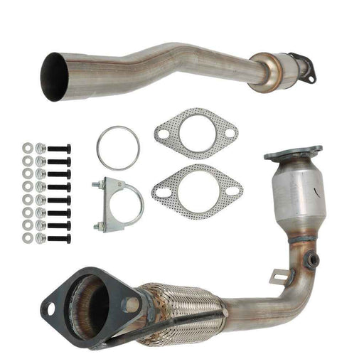 DURAFORCE For 2010-2014 GMC Terrain SL/SLT/SLE 4-Door 2.4L Front Rear Catalytic Converter