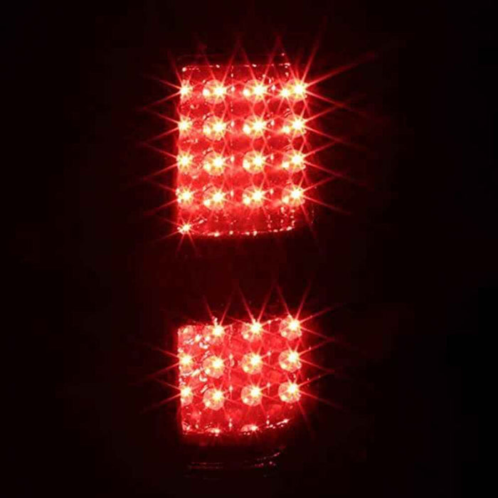 DURAFORCE Tail Lights For 2009-2014 Ford F150 Rear Brake Parking Lamp Smoked Housing