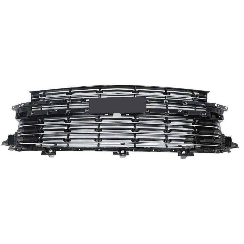 DURAFORCE 85136868 Front Bumper Upper Grille Grill Chrome Trim For 2021-22 Tahoe/Suburban
