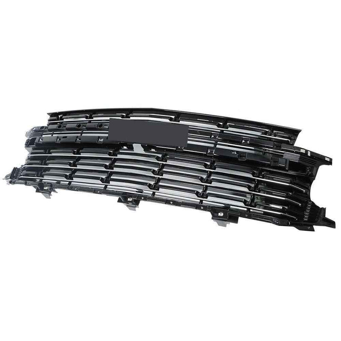 DURAFORCE 85136868 Front Bumper Upper Grille Grill Chrome Trim For 2021-22 Tahoe/Suburban