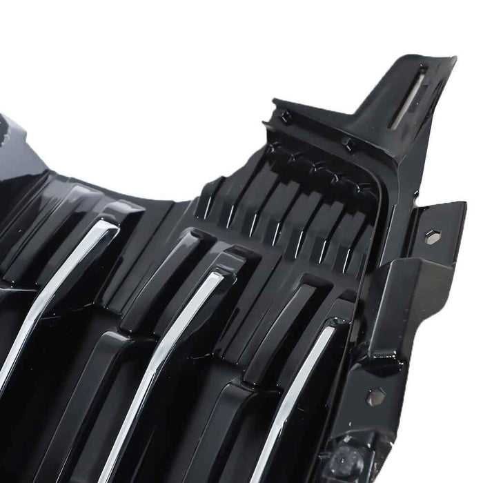 DURAFORCE 85136868 Front Bumper Upper Grille Grill Chrome Trim For 2021-22 Tahoe/Suburban