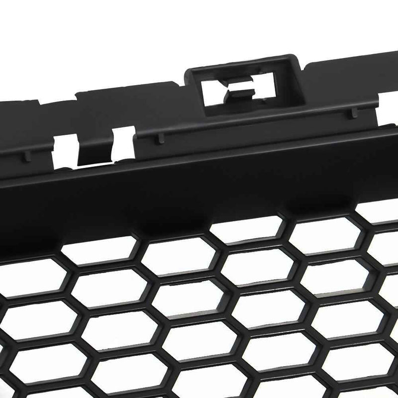 DURAFORCE Black ABS Plastic Grill For 2017 2018 Hyundai Elantra Front Bumper Hood Grille