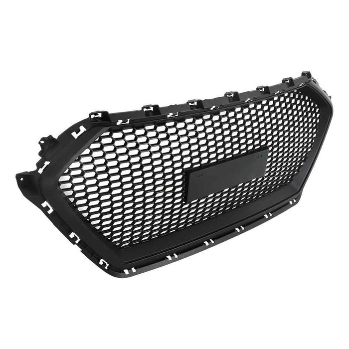DURAFORCE Black ABS Plastic Grill For 2017 2018 Hyundai Elantra Front Bumper Hood Grille