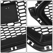 DURAFORCE Black ABS Plastic Grill For 2017 2018 Hyundai Elantra Front Bumper Hood Grille