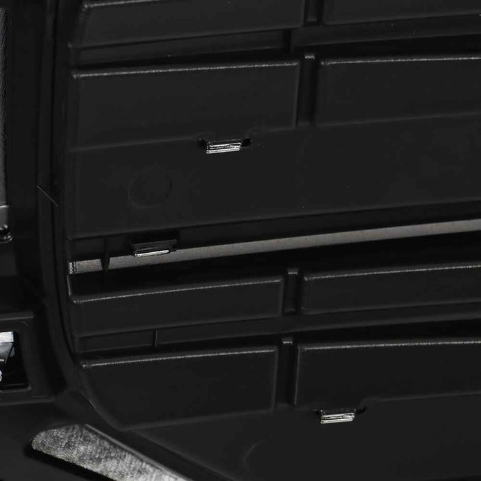 DURAFORCE For 2018-2020 2021 GMC Terrain SLT Front Bumper Grille Black W/Chrome Bar+Frame