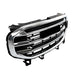 DURAFORCE For 2018-2020 2021 GMC Terrain SLT Front Bumper Grille Black W/Chrome Bar+Frame