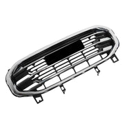 DURAFORCE For 2018-2020 2021 GMC Terrain SLT Front Bumper Grille Black W/Chrome Bar+Frame