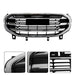 DURAFORCE For 2018-2020 2021 GMC Terrain SLT Front Bumper Grille Black W/Chrome Bar+Frame