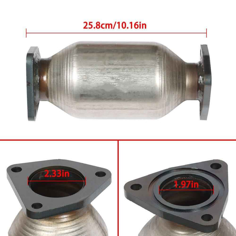 DURAFORCE 3Pcs Catalytic Converter For Honda Odyssey/Ridgeline/Pilot/Accord 3.5L 2003-2008