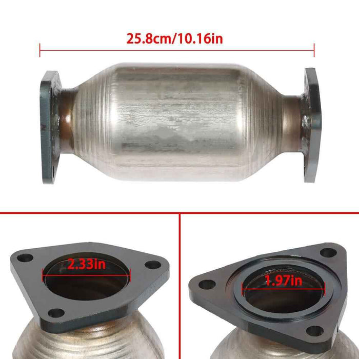 DURAFORCE 3Pcs Catalytic Converter For Honda Odyssey/Ridgeline/Pilot/Accord 3.5L 2003-2008