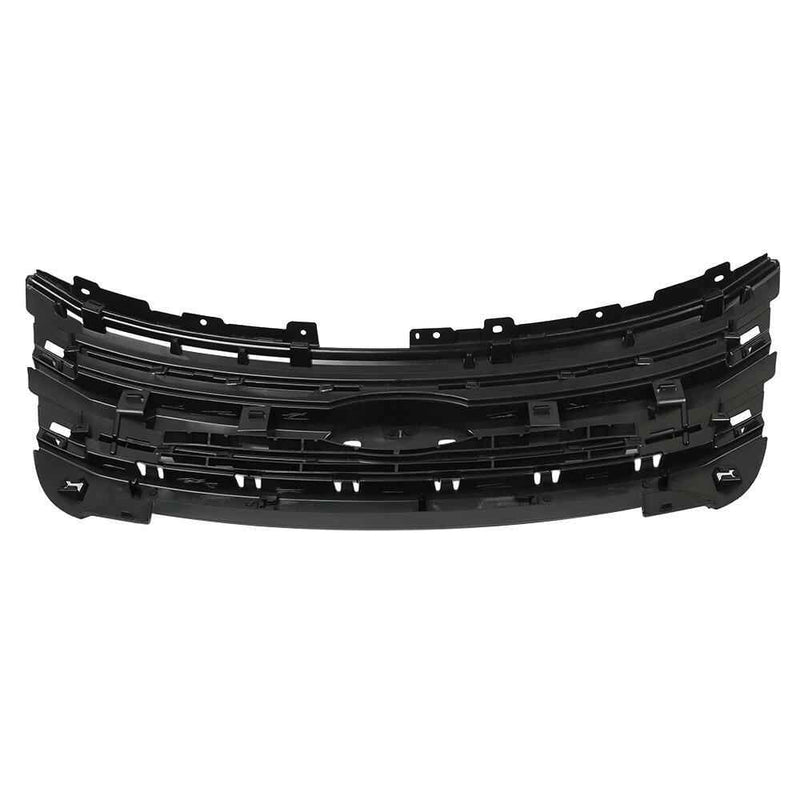 DURAFORCE Front Upper Grille Grill Black For Ford 2013 2014 2015 Police 2011-2015 Explorer