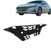 DURAFORCE For Hyundai Elantra 2021-2022 Front Upper Bumper Grille Black Chrome Grill Cover