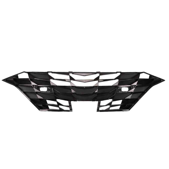 DURAFORCE For Hyundai Elantra 2021-2022 Front Upper Bumper Grille Black Chrome Grill Cover