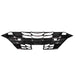 DURAFORCE For Hyundai Elantra 2021-2022 Front Upper Bumper Grille Black Chrome Grill Cover