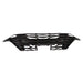 DURAFORCE For Hyundai Elantra 2021-2022 Front Upper Bumper Grille Black Chrome Grill Cover