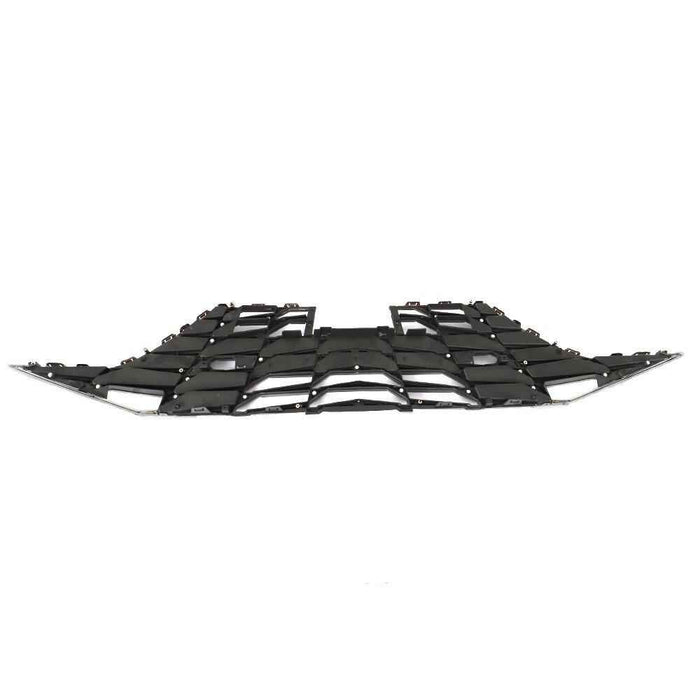 DURAFORCE For Hyundai Elantra 2021-2022 Front Upper Bumper Grille Black Chrome Grill Cover