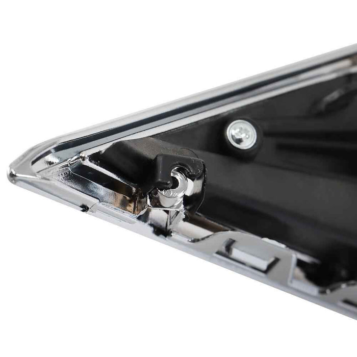 DURAFORCE For Hyundai Elantra 2021-2022 Front Upper Bumper Grille Black Chrome Grill Cover